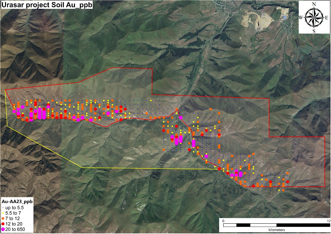 2024 Gold-in-soil Geochemistry